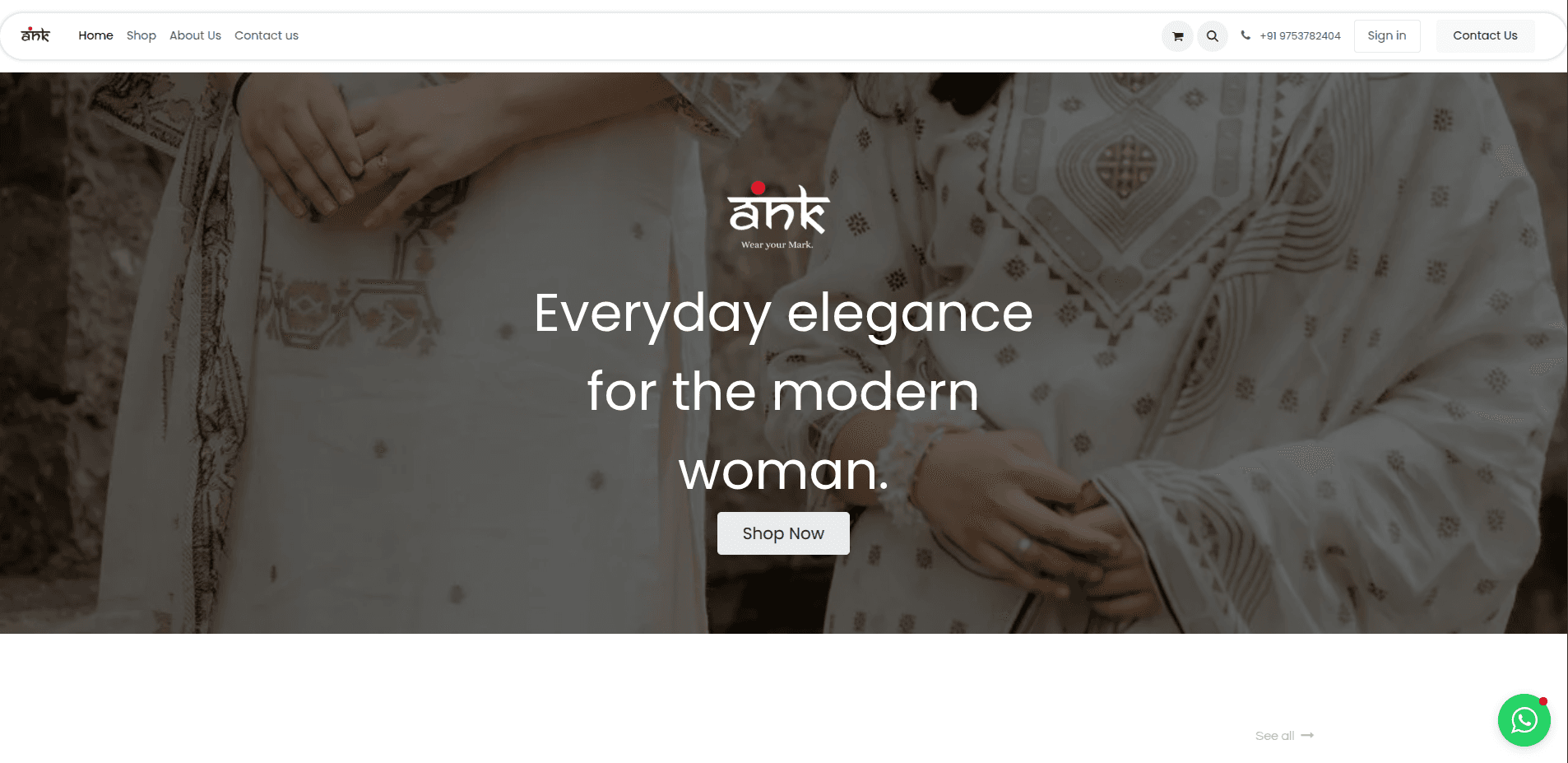 Ank Label — Ank Label creates breezy, everyday fashion by stripping away the heavy layers of traditional wear for the modern woman.