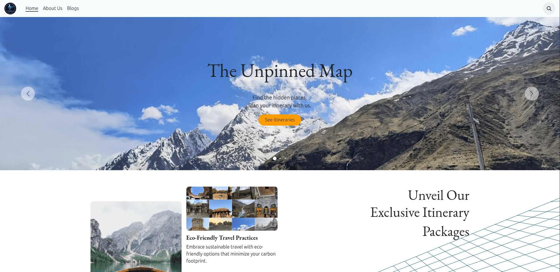 The Unpinned Map — An immersive digital platform dedicated to the resilient, diverse, and quiet beauty of India's hidden landscapes.